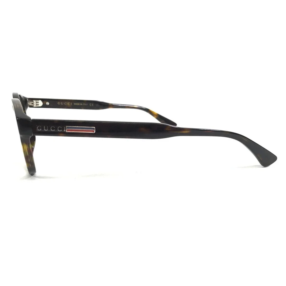 Gucci Eyeglasses Frames GG0827O 002 Dark Tortoise Round 48-20-145